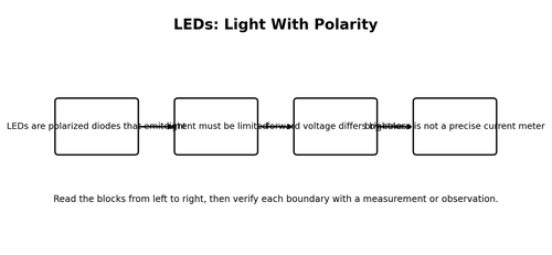 LEDs: Light With Polarity