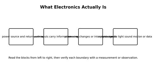 What Electronics Actually Is