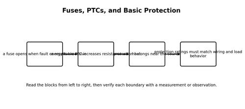 Fuses, PTCs, and Basic Protection