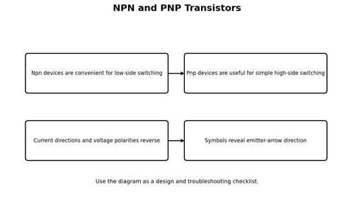 NPN and PNP Transistors