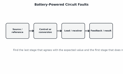 Battery-Powered Circuit Faults