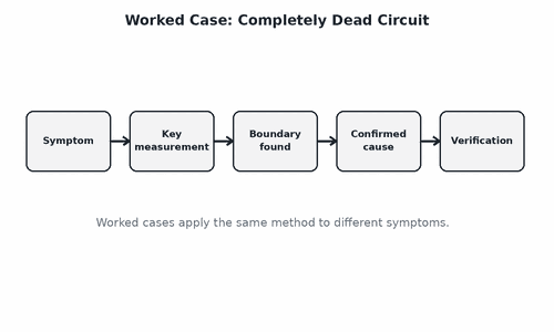 Worked Case: Completely Dead Circuit