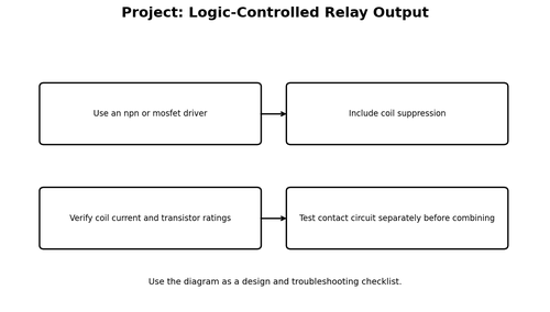 Project: Logic-Controlled Relay Output