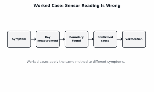 Worked Case: Sensor Reading Is Wrong