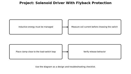Project: Solenoid Driver With Flyback Protection