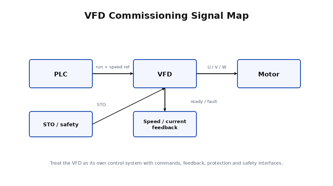 Simplified commissioning training diagram for Sequence / State Testing